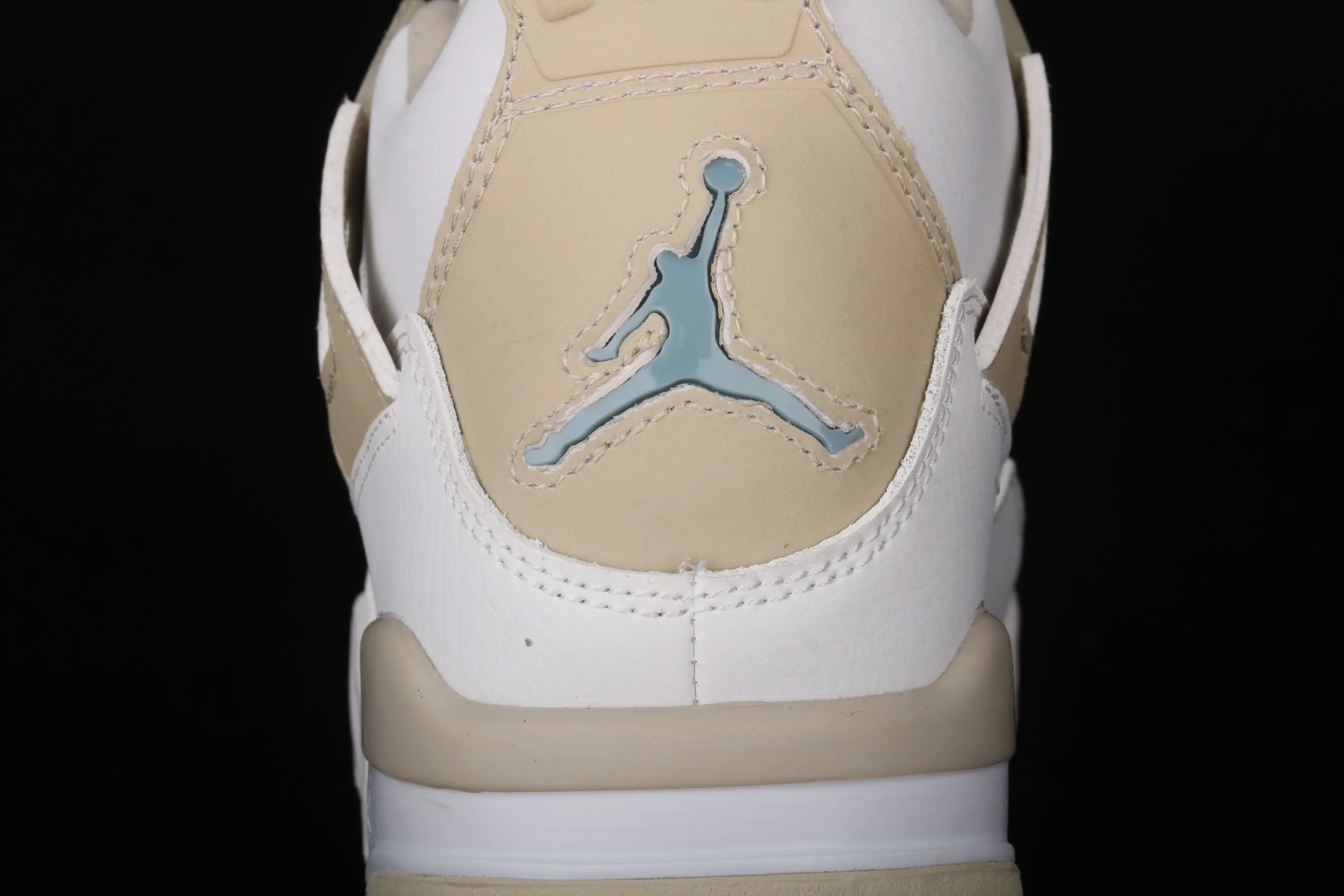 All categories Air Jordan Jordan series basketball shoes Air Jordan 4 G version Air Jordan 4 "Linen" AJ4 Joe 4 beach white gold 487724-118